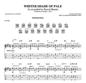 whiter shade of pale lyrics